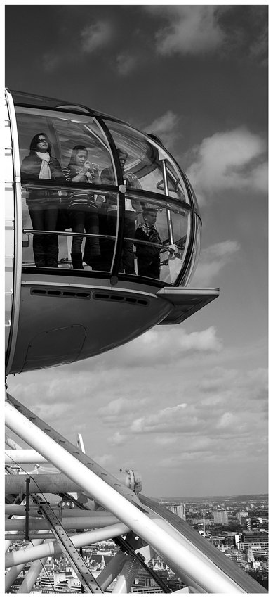 London Eye mit Weitblick