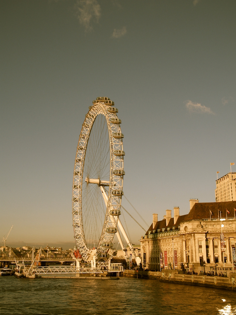 London Eye retro