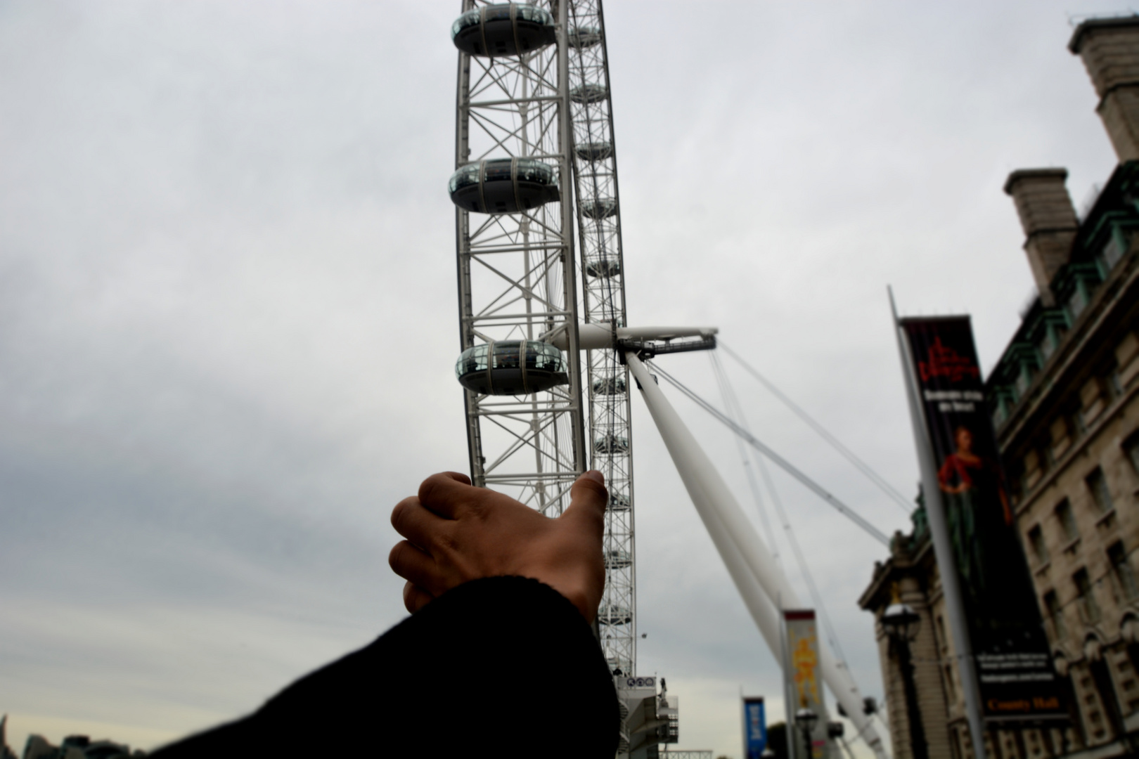 London Eye. So groß, und doch so klein!