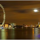 London Eye, Thames River and Big Ben