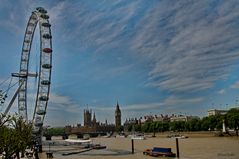 London Eye und House of Parlament