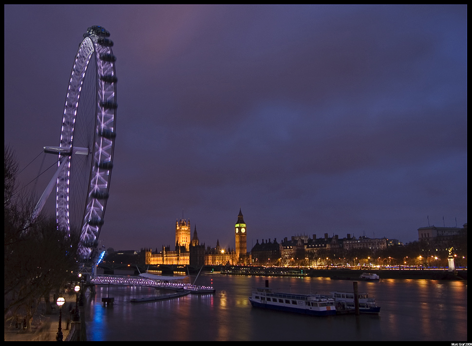 London Eye und Palace