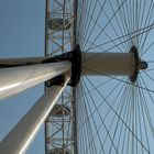 London-Eye von unten