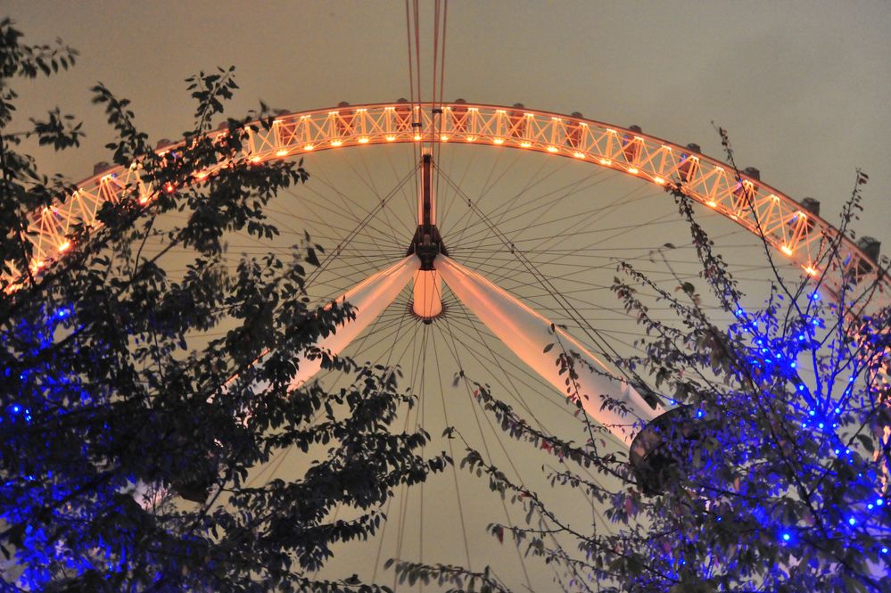 London Eye...von hinten