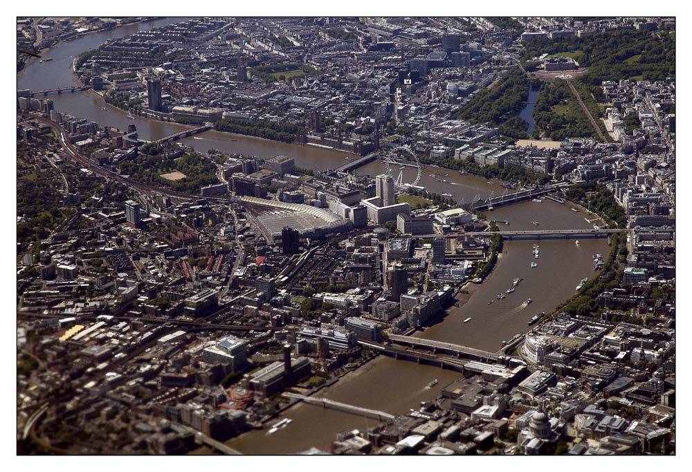 London from above - London aus der Luft