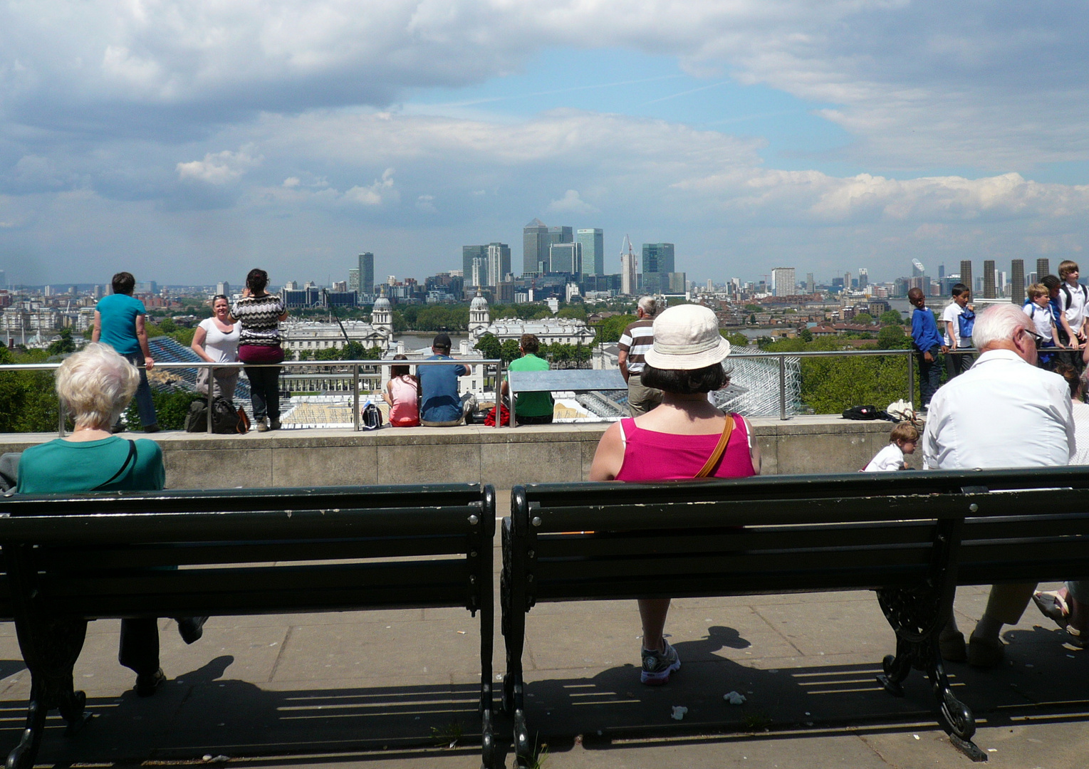 London // Greenwich - Blick auf Dockland