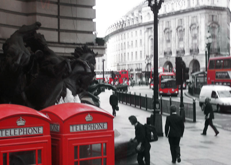 London-Großstadtgetümmel