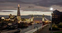 London - Hermitage Riverside Memorial Garden - The Shard - Tower Bridge