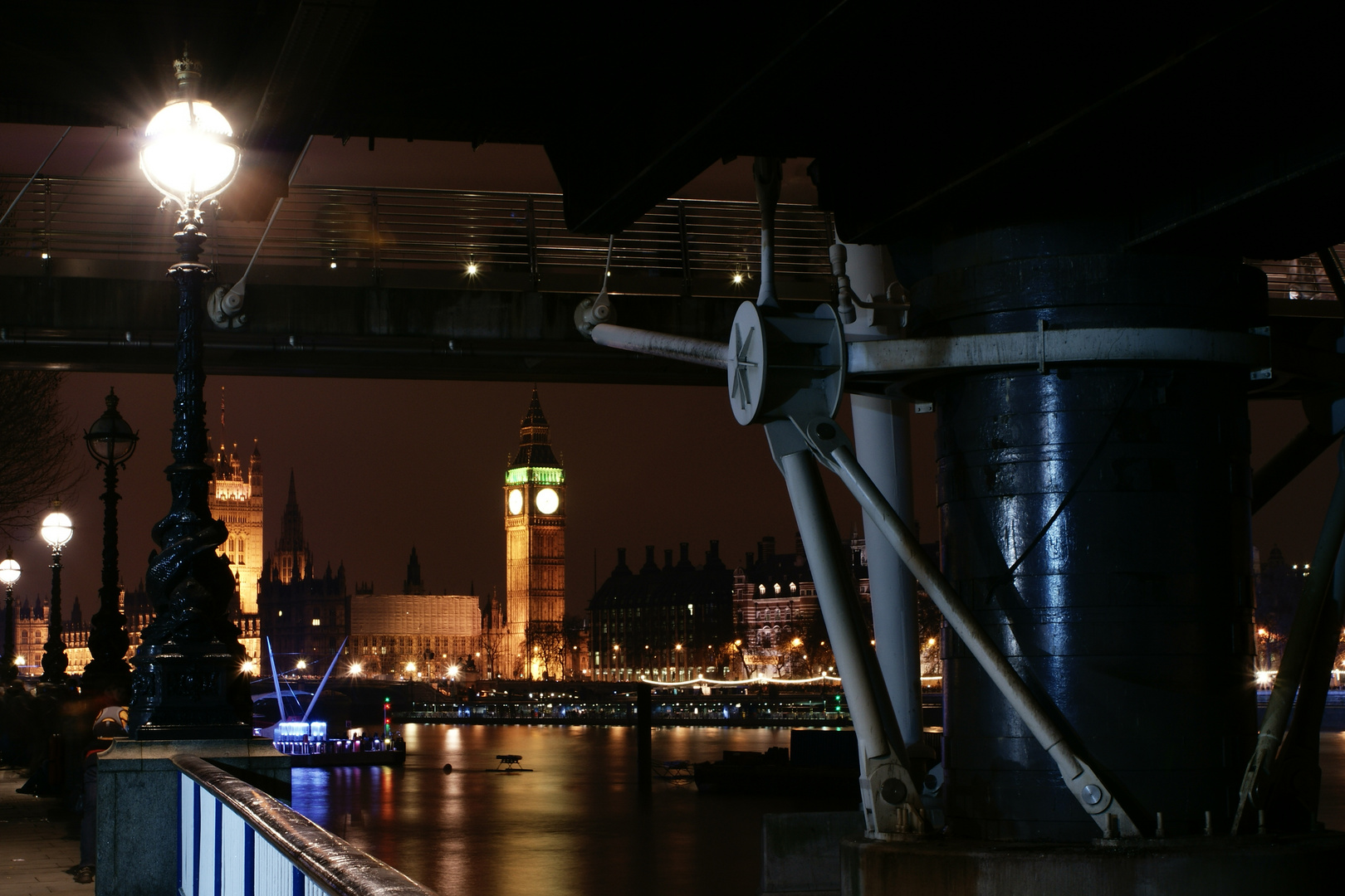 London, Hungerford Bridge