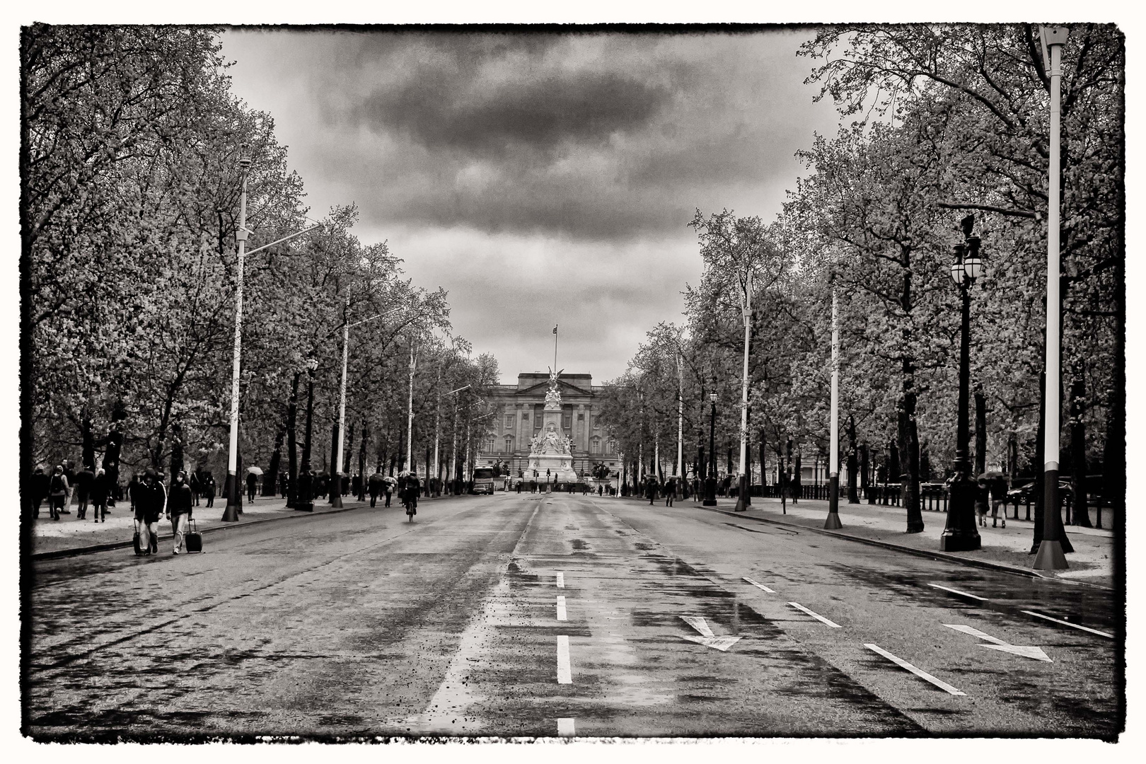 london im regen