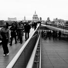 London  ...Millenium-Bridge und St.Pauls