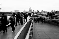 London  ...Millenium-Bridge und St.Pauls