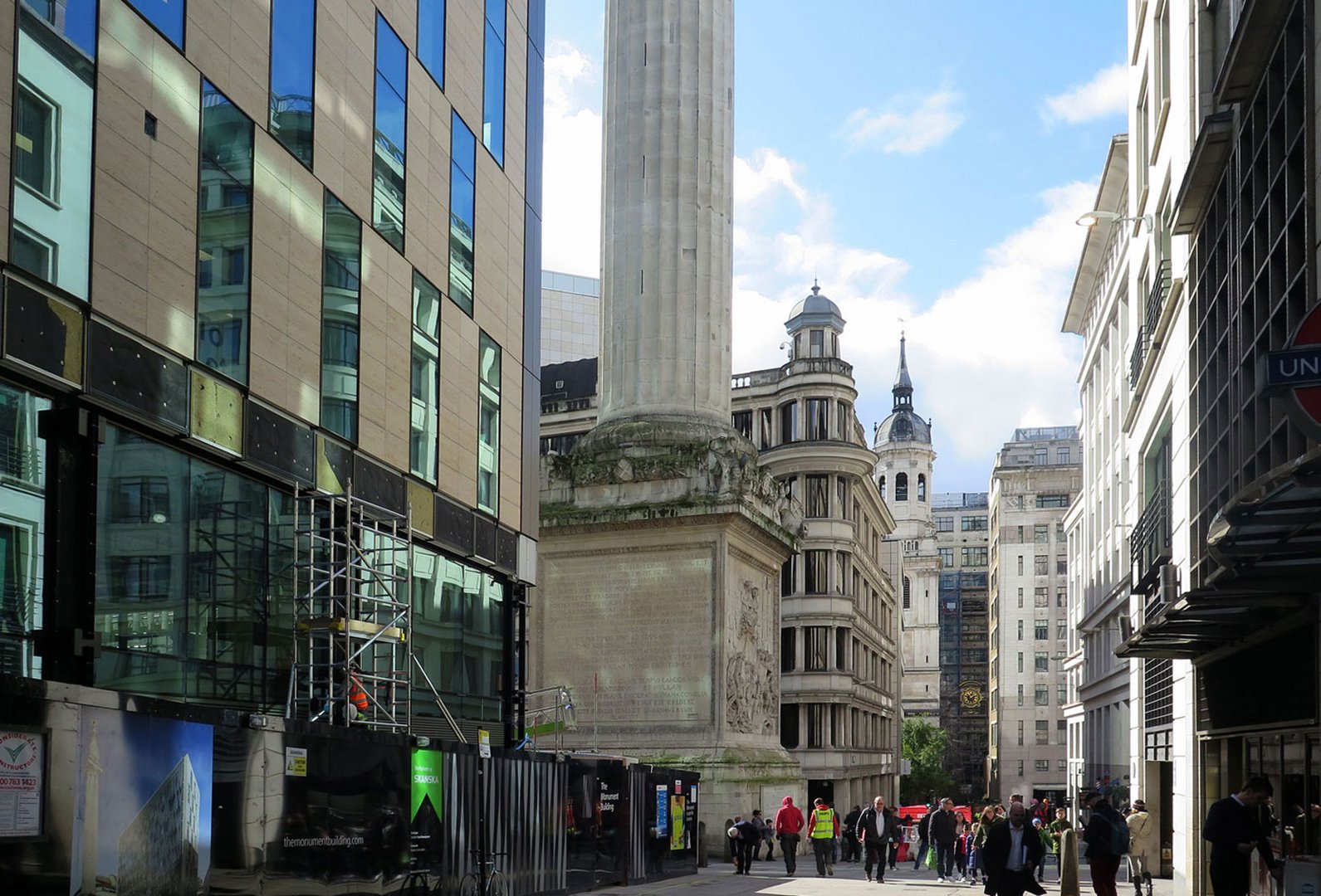 London:  "Monument" - Erinnerung an das Große Feuer