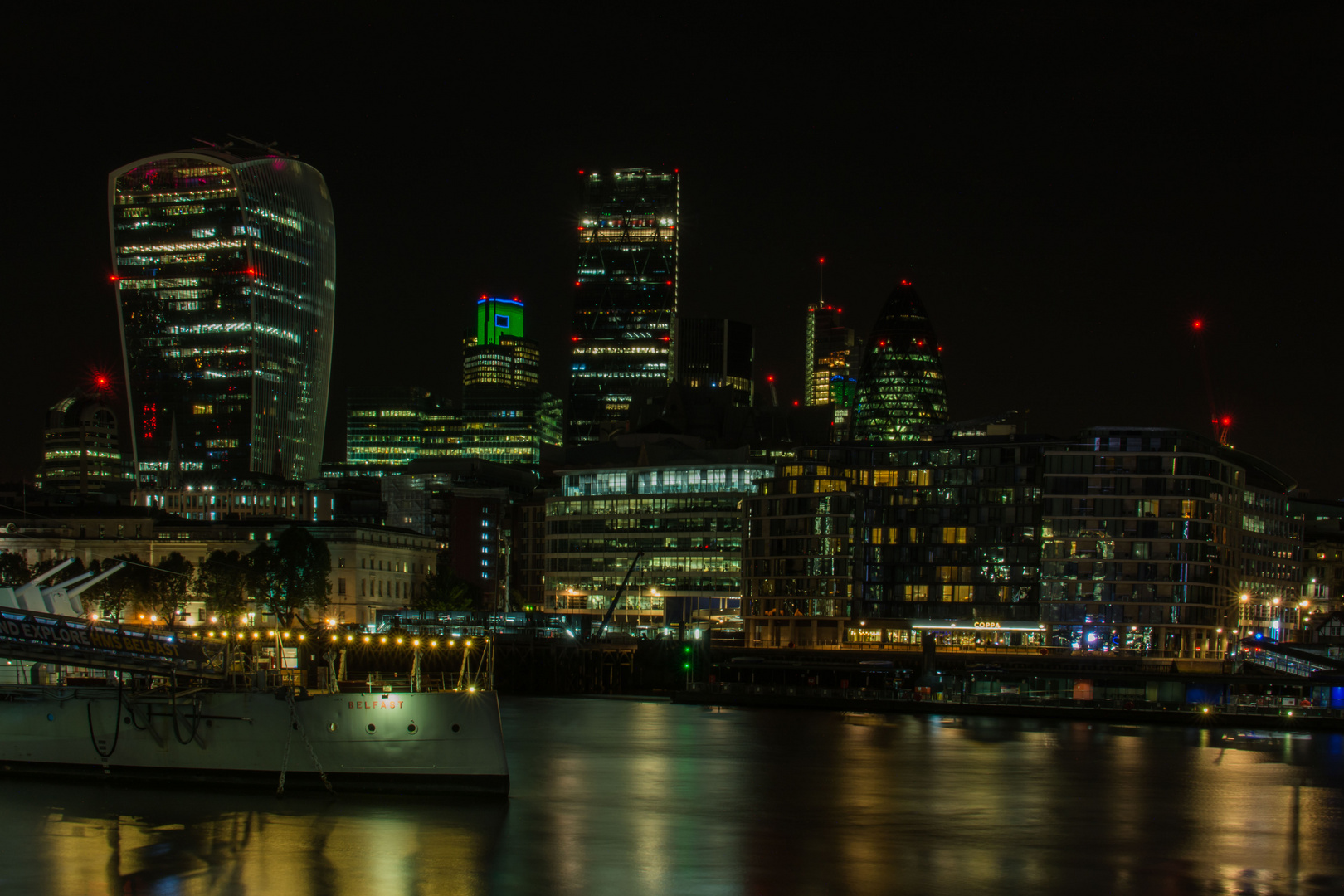 London, Nächtlicher Spaziergang von Westminster zum Tower, 09