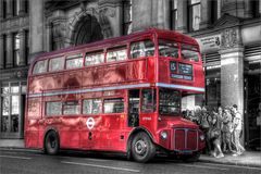 London - Old Red Bus