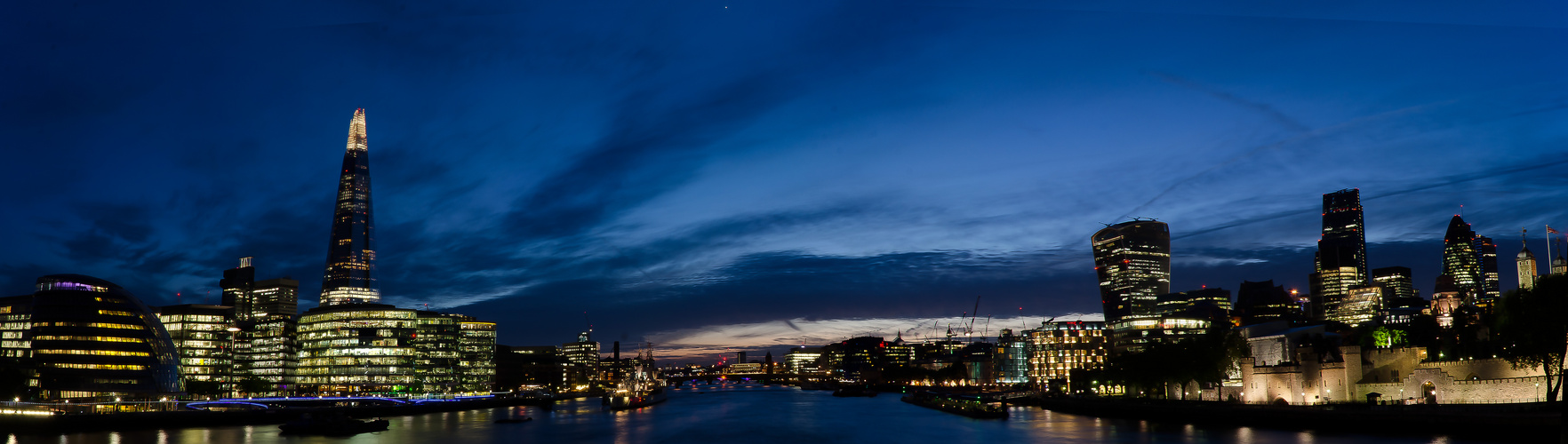 London Panorama Nachts