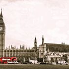 London Parliament Square in Colorkey