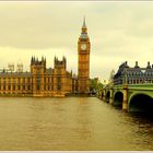 London - Parliament und Westminster Bridge