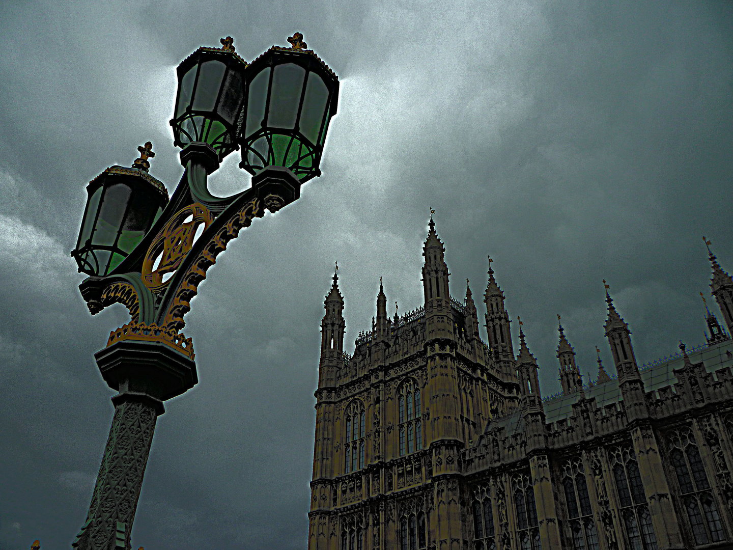 London rainy day