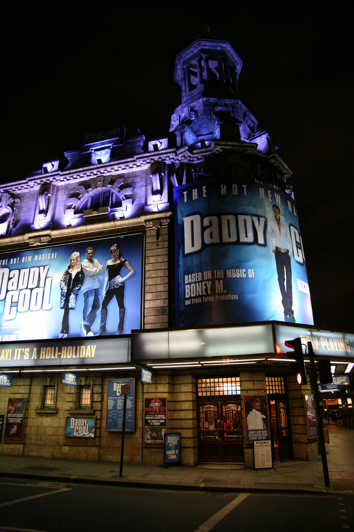 London Shaftesbury Theatre Daddy Cool Musical