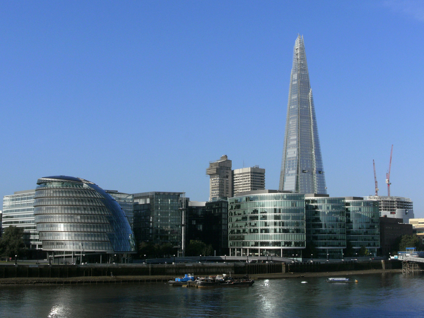 London Skyline, südlich der Themse