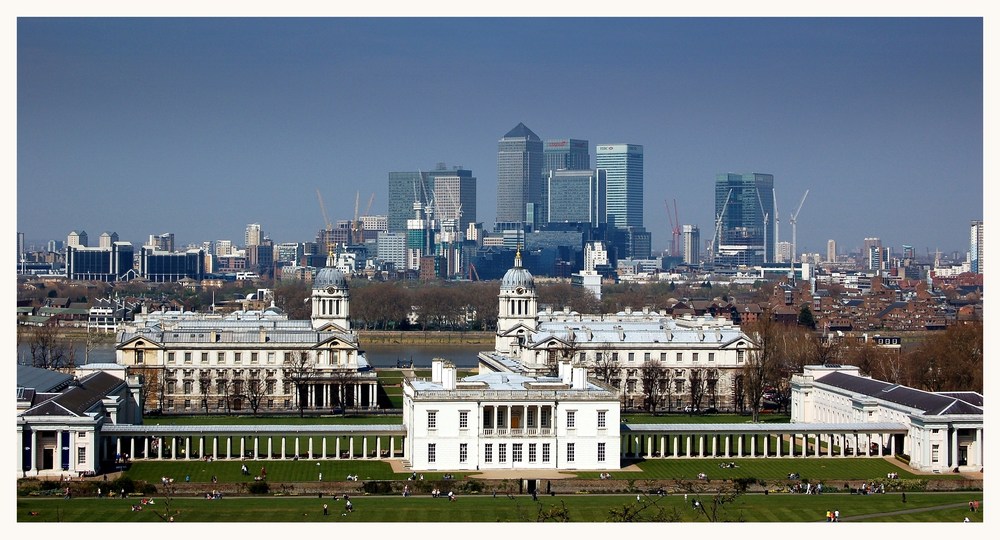 London - Skyline von Greenwich aus