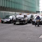 London snaps: Mercedes, cab and motorbike