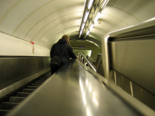 London snaps: Underground - upwards