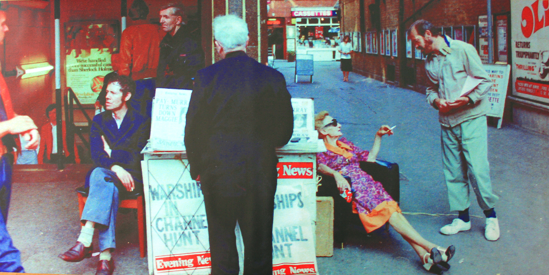 London, Soho, Strassenszene 1982