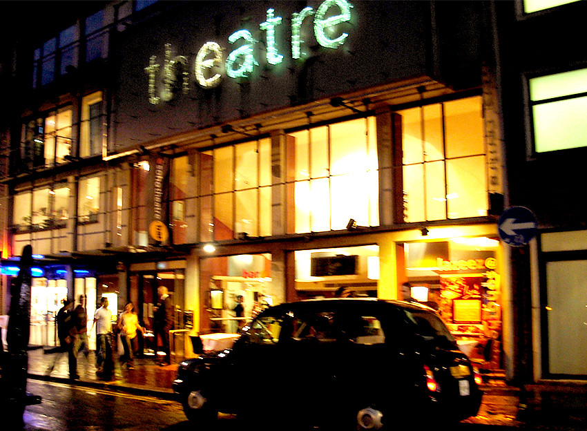 London Soho Theatre by night