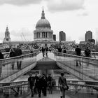 london, st. pauls and millennium bridge