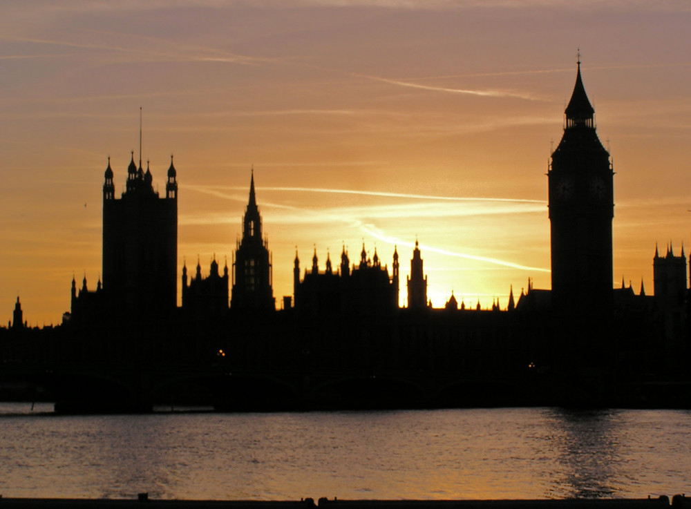 london sunset