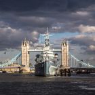 London Tower Bridge HMS Belfast