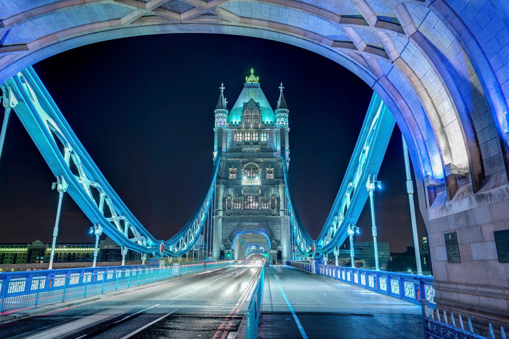 London Towerbridge bei Nacht 2013