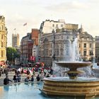 london   trafalgar square - blick aufs parlament 