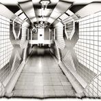 London Tube, Piccadilly Circus Station, Solarisation