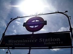 London Underground Westminster