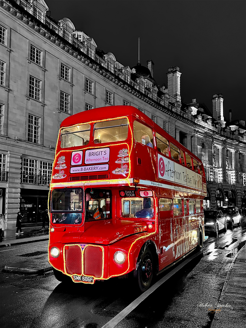 London Weihnachtsbus