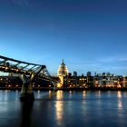 London zur blauen Stunde - Skyline - HDR Nacht blaue Stunde