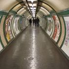 Londoner U-Bahn Fußweg
