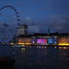 Londoneye bei Nacht