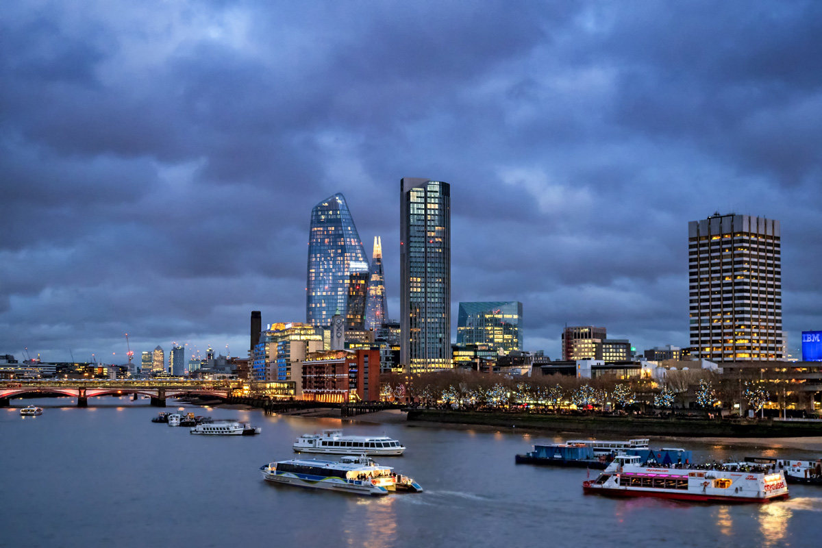 London's blaue Stunde 