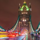 London´s Tower Bridge by night