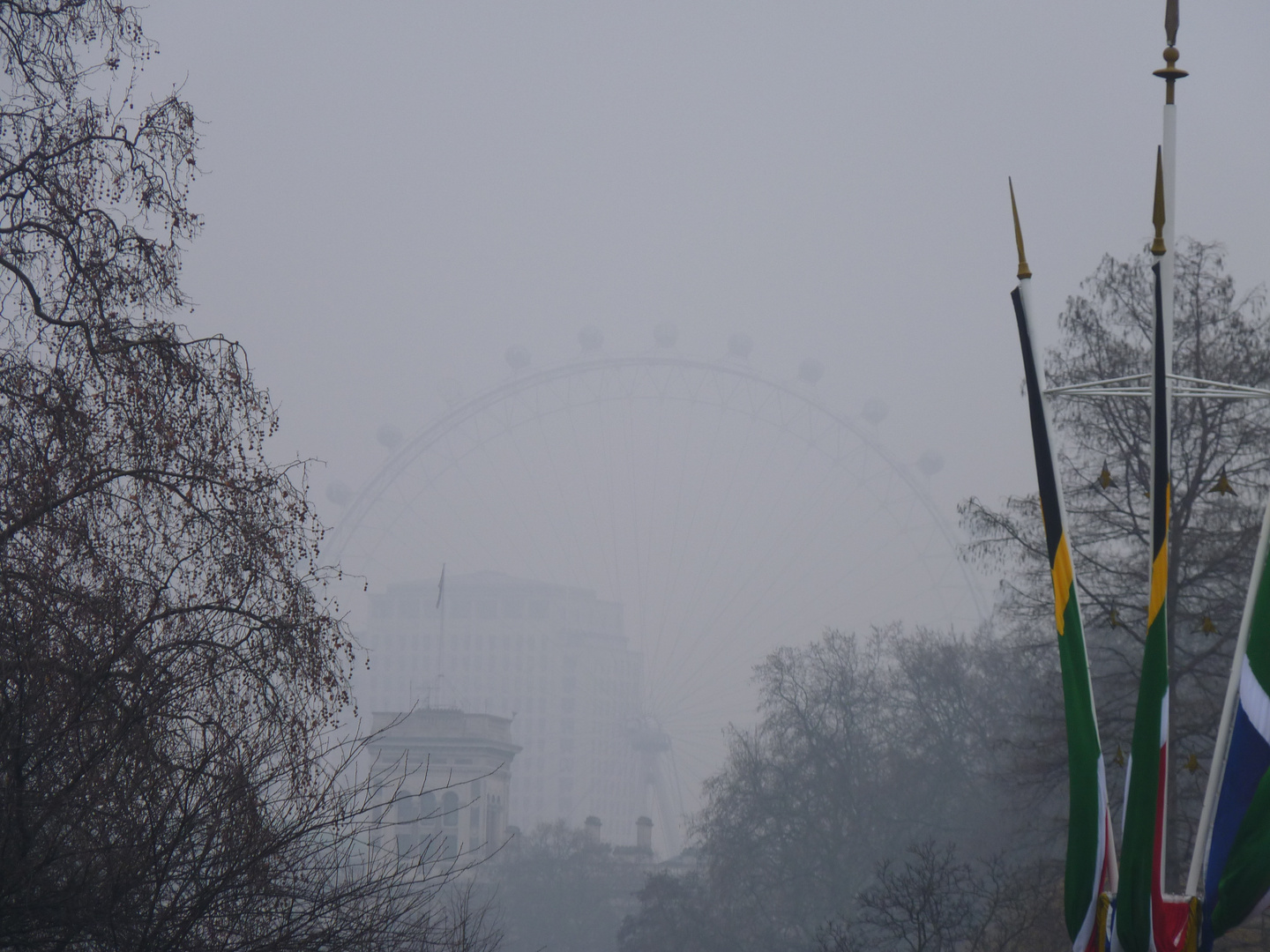 Londres dans le Brouillard .