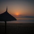 Loneliness on the beach of Nha Trang, Vietnam