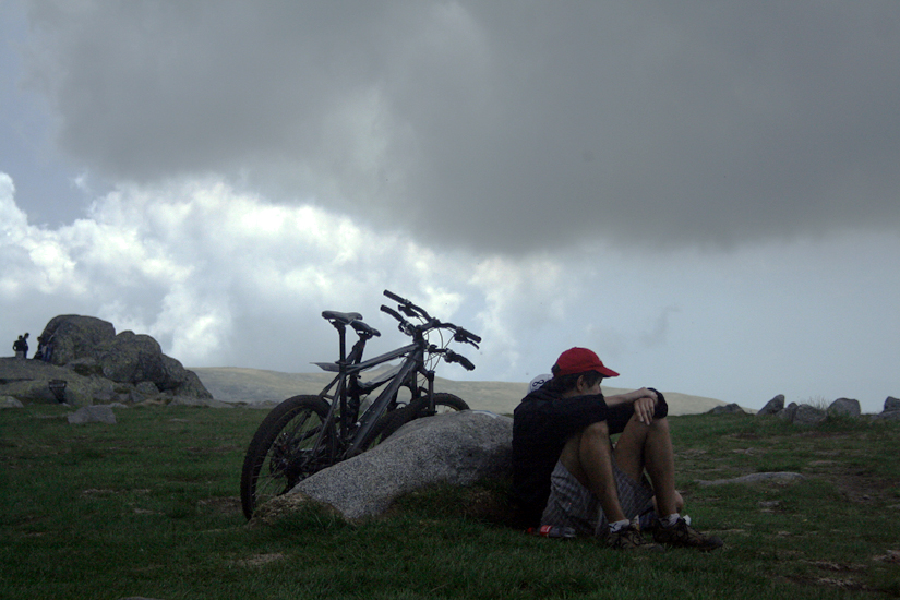 lonely biker