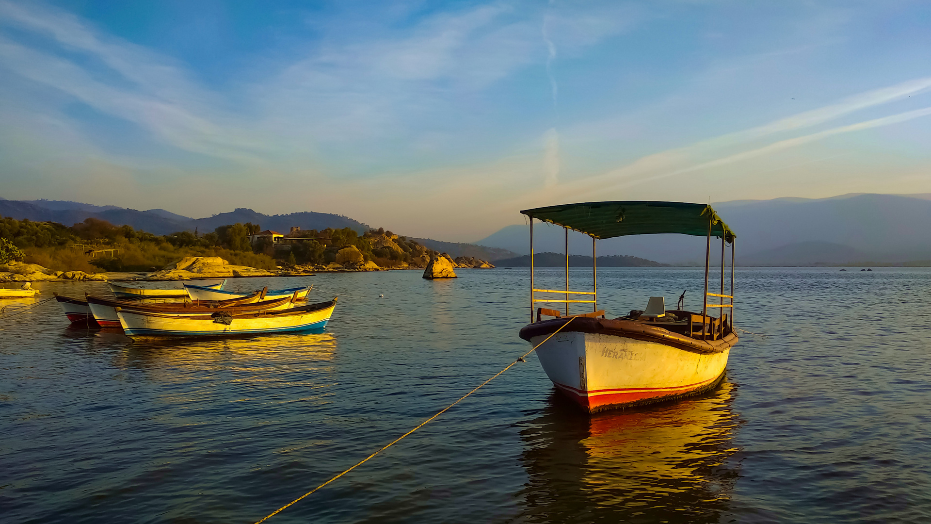 Lonely boats