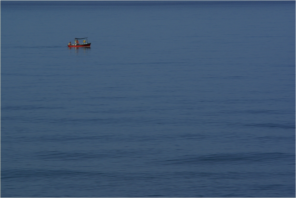 lonely fisherman