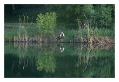 lonely fisherman