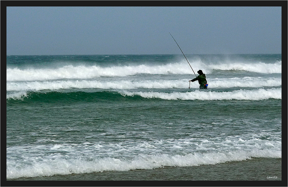 lonely fisherrman